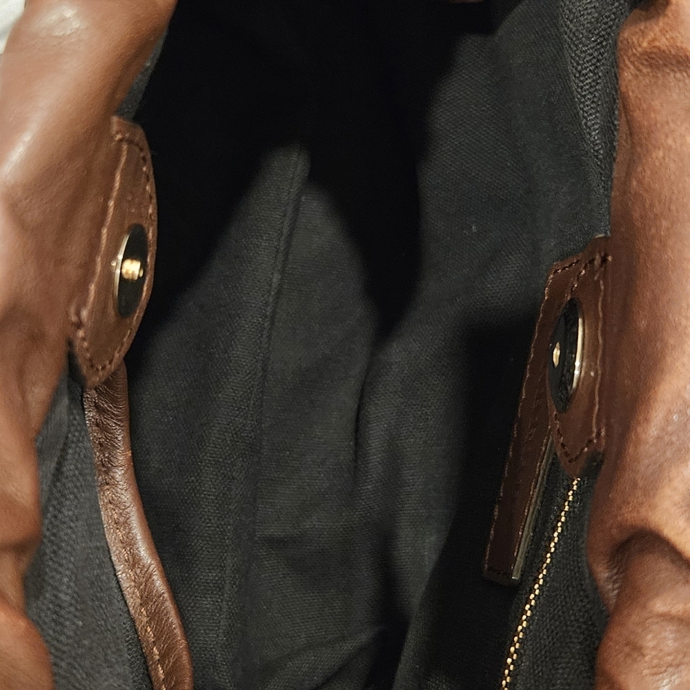 Burberry Brown and Tan Shoulder Bag - Picture 8 of 12